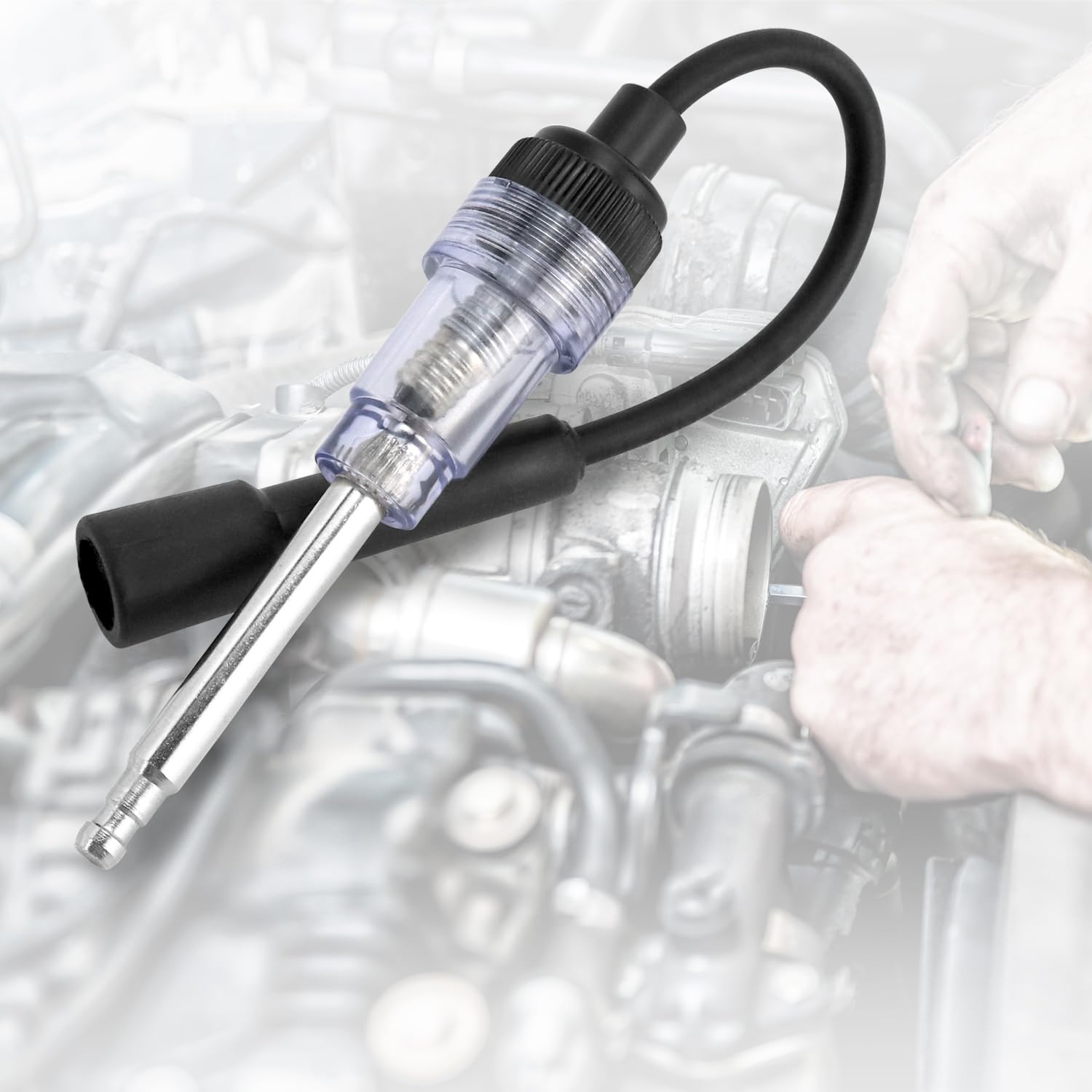 QWORK 4 pezzi tester candele auto per sistema di accensione motore auto