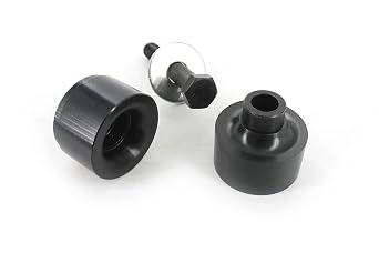 3/4" Hole Punch & Flare Tool Dimple Plate Dies in Black