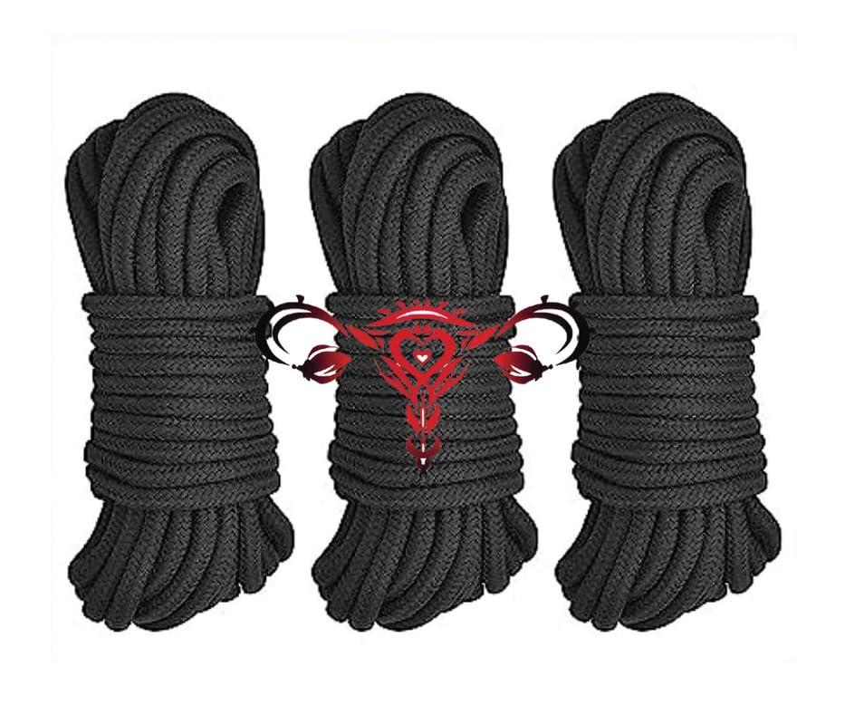 WreGmgg 3 Correas Multifuncionales De AlgodóN Negro, Correas para Entrenamiento De Yoga En Interiores, Herramientas Auxiliares para Deportes   Q Es