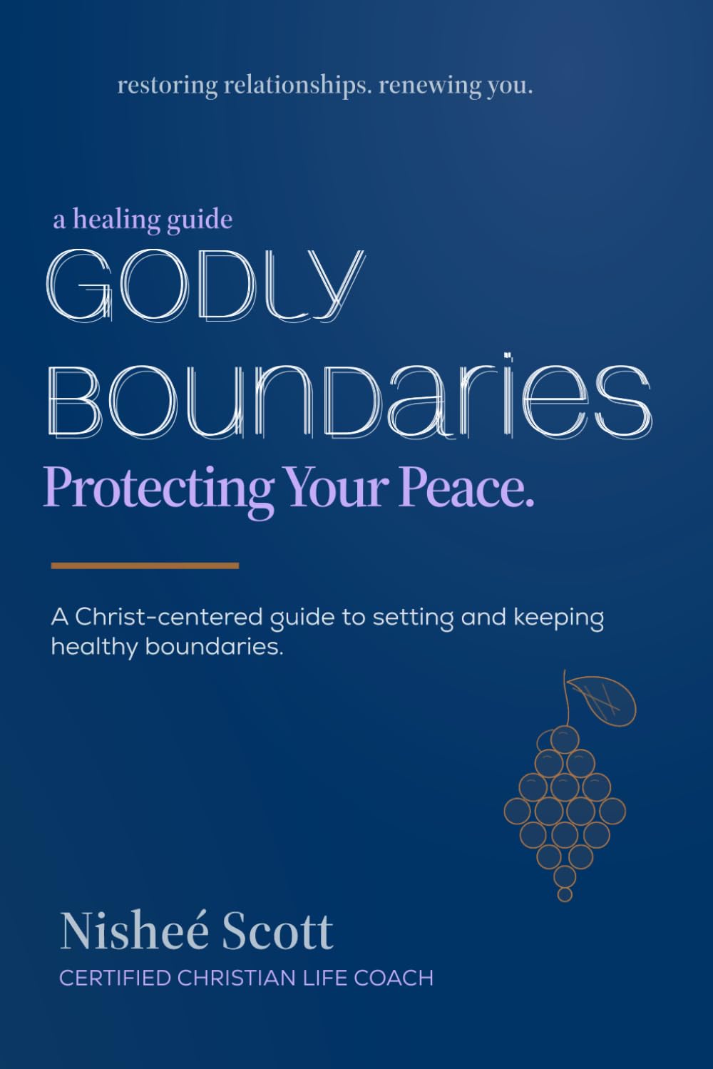 Godly Boundaries: Protecting Your Peace: A Christ centered guide to setting and keeping healthy boundaries