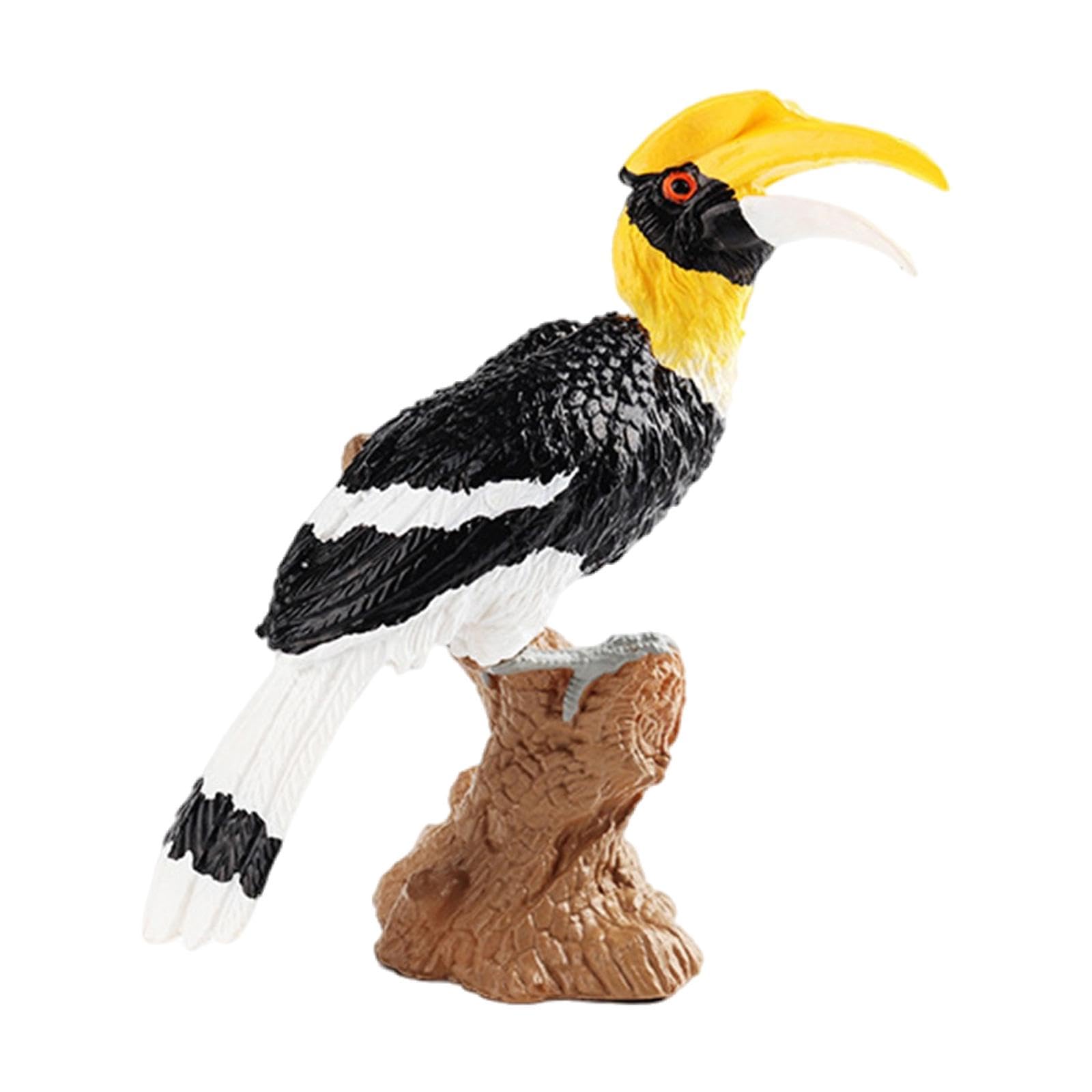 Bird Figures Toys Craft Lifelike Bird for Shelf Classroom Learning Yard Scene Perches Standing-image-43
