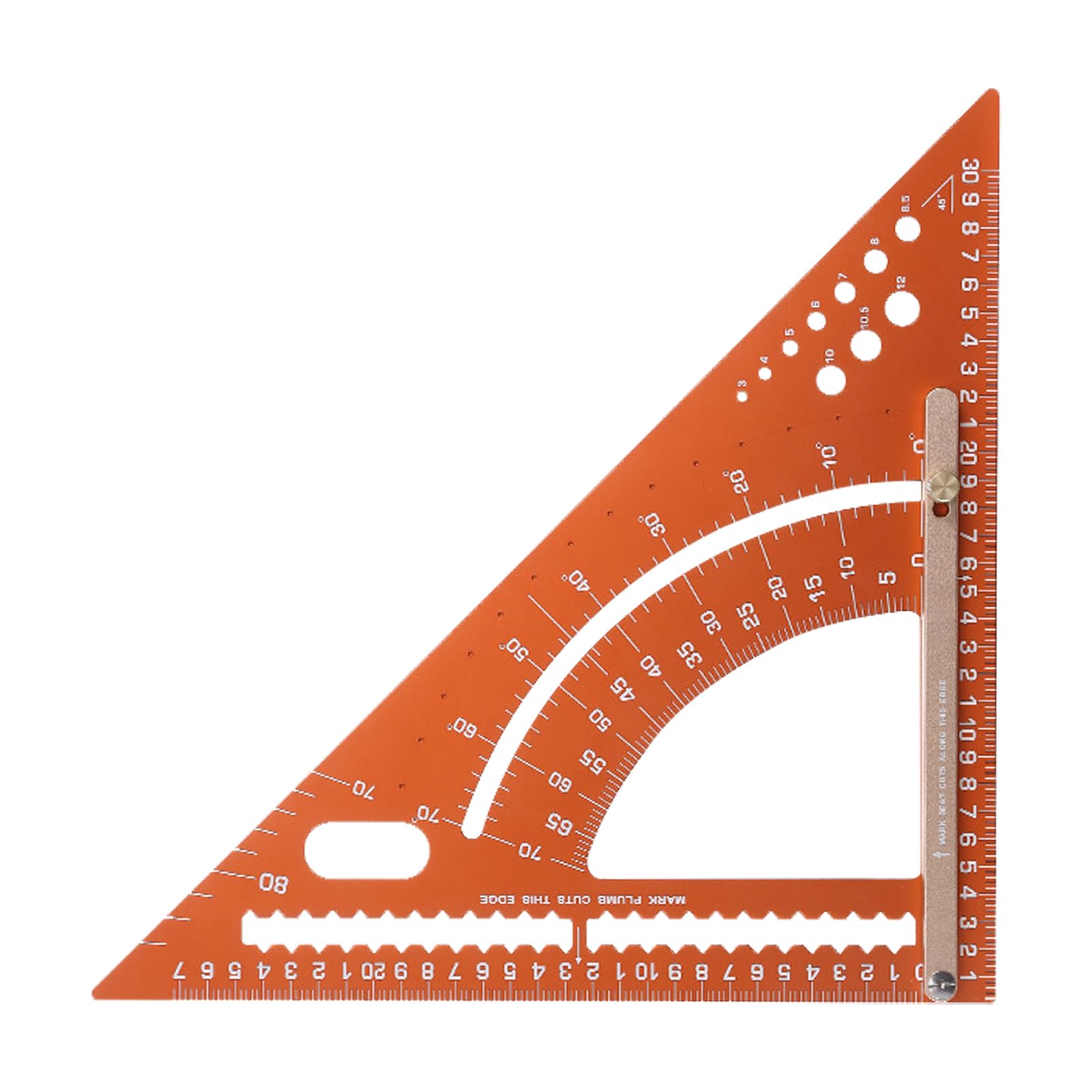 Strumento Da Carpentiere Strumento Regolabile per Misurazione Angoli e | Combinata per Strutture per Hobbisti Fai Da Te e Professionisti