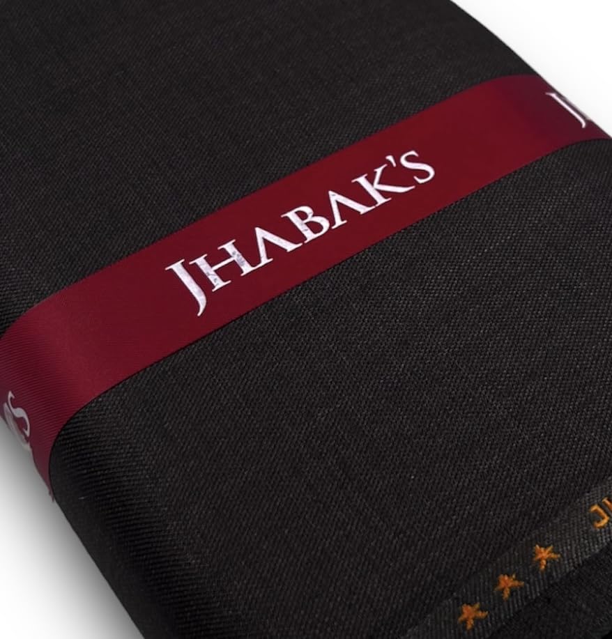 Image of JHABAK'S Unstitched Viscose Rayon Trouser Fabric for Men - Length: 1.30 m /Width: 58 inches