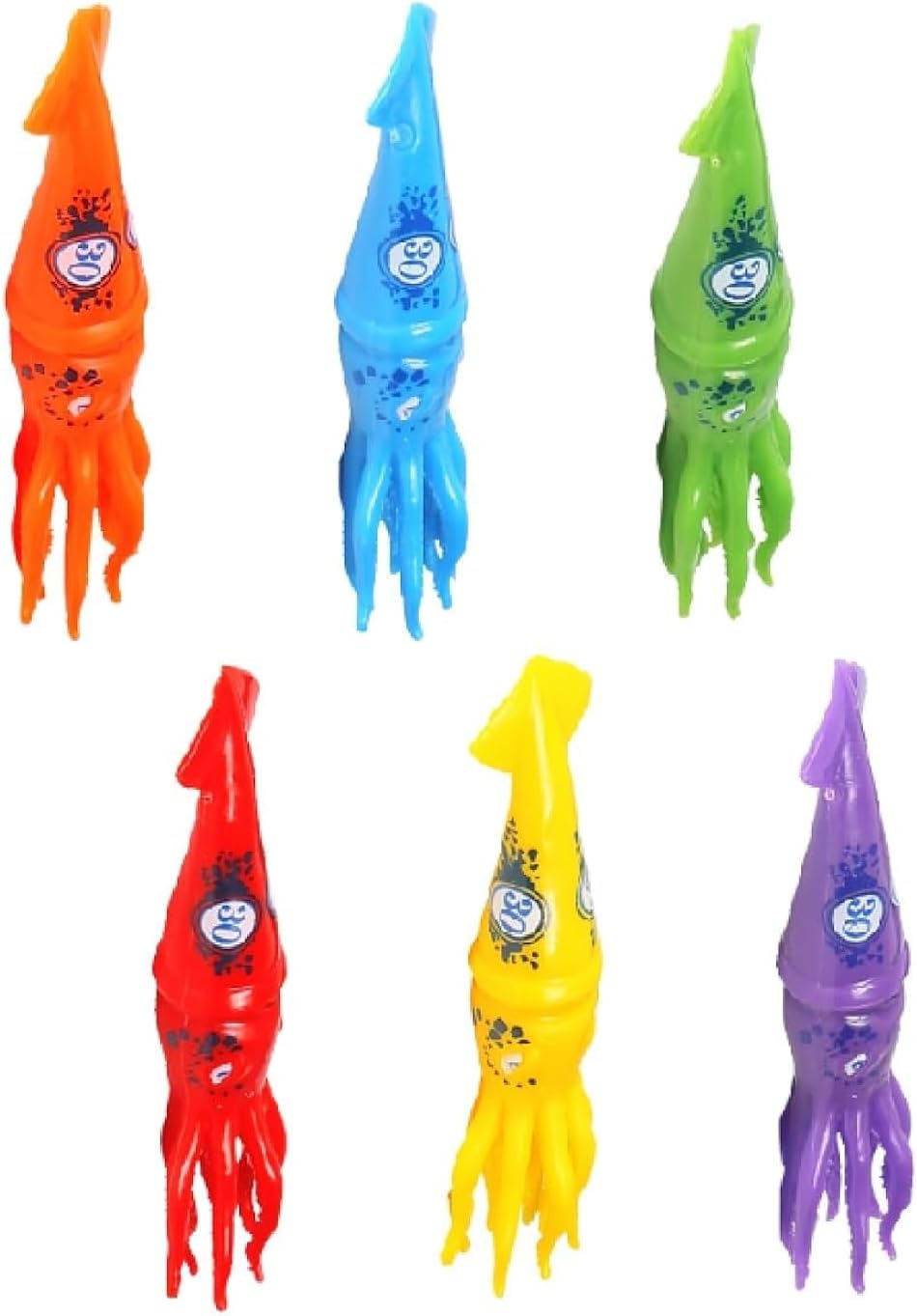 Diving Squid Toys 6 Pieces