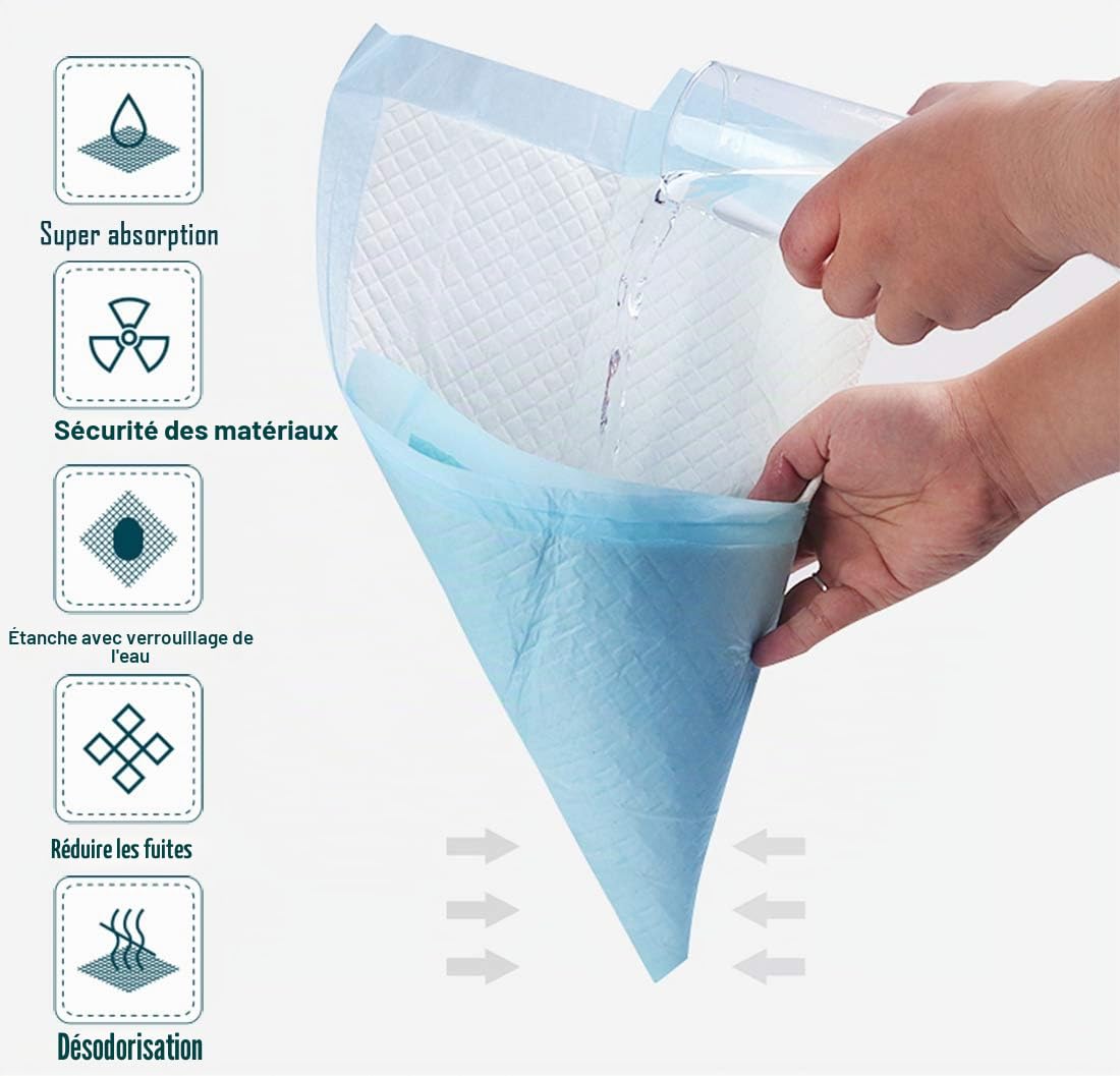 Alèses d’éducation BPS® pour chien et chat - Parfumées à la phéromone pour attirer les chiots et faciliter leur éducation - BPS-2166 BPS-2170