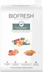 HERCOSUL Ração Seca Biofresh Mix De Carne Frutas Legumes E Ervas Frescas Cães Filhotes De Raças Grandes E Gigantes 15Kg