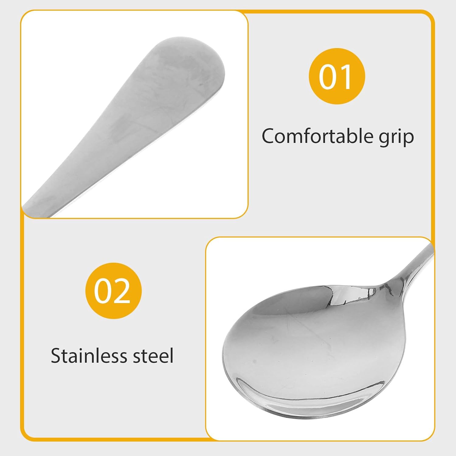 Xmas Stainless Steel Salad Utensils Spoon and Fork