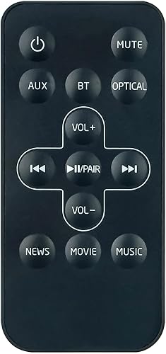 Miniatura 1 de Mando a distancia de repuesto compatible con barra de sonido Toshiba TY-SBX130 TY-SBX130B