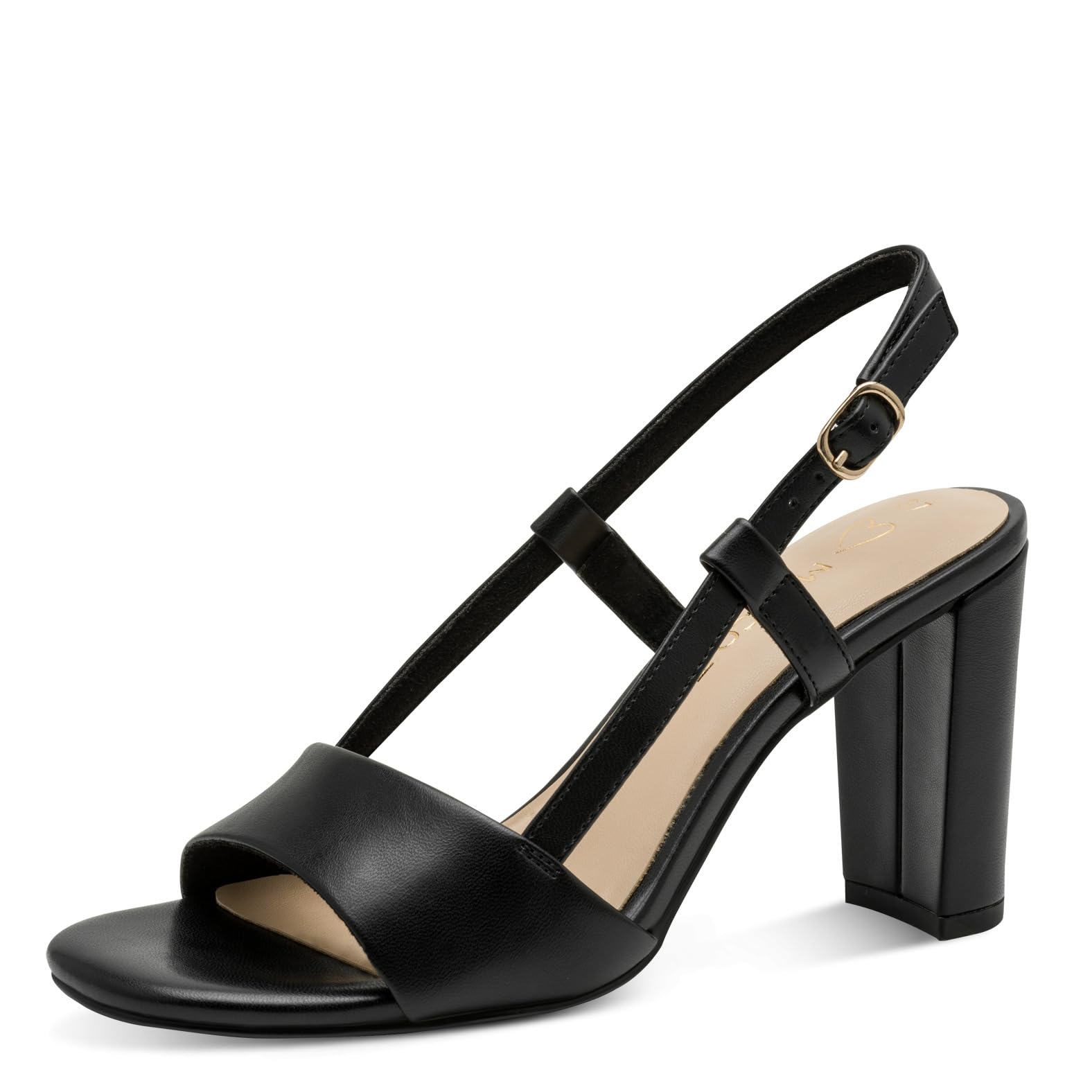 MARCO TOZZI women's sandal soft lining Vegan stylish, black (BLACK), 4.5 UK