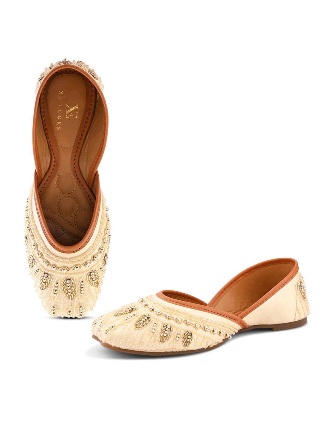 Jutti | Handcrafted Ethnic Punjabi Jutties with Intricate Bead & Sequin Embellishments | Comfortable & Stylish Footwear for Girls & Women
