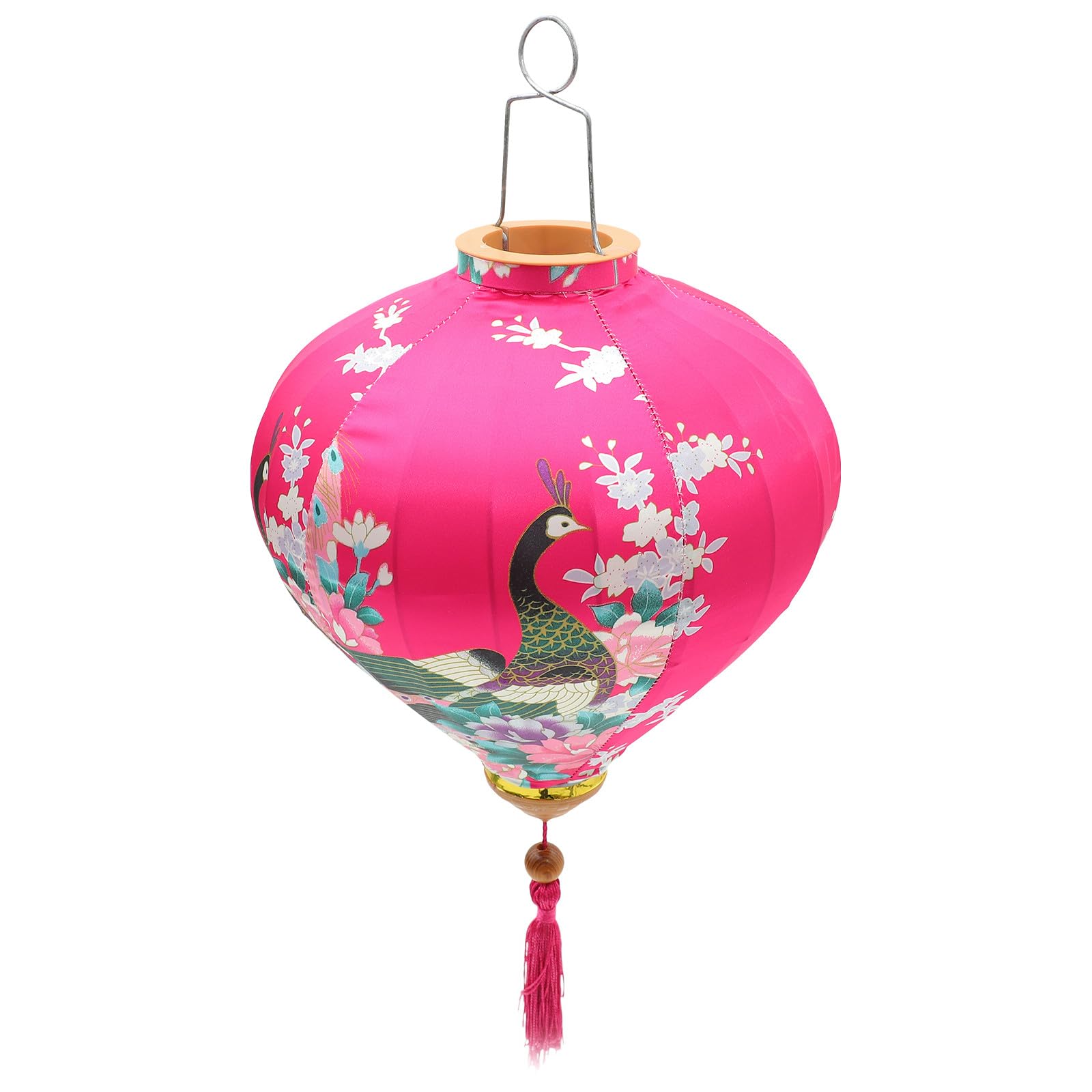 Lanterne vietnamienne en soie Toyvian suspendre pour une decoration exterieure reussie
