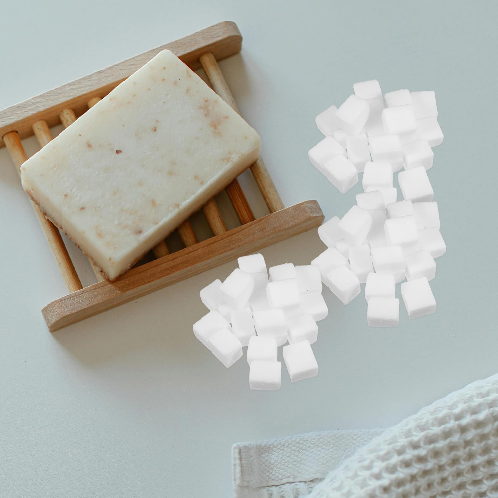 Genérico Base para Hacer Jabón Blanco de 400g Fácil Fundición y Vertido Base de Jabón para Proyectos y Suministros Esenciales para Fabricar Casero