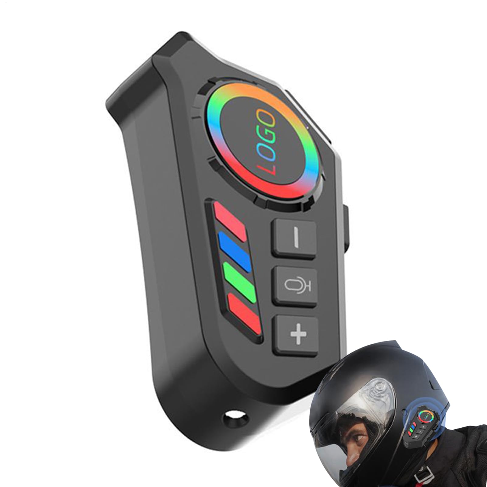 Auriculares para casco de motocicleta inalámbricos con asistente de voz e impermeable 8