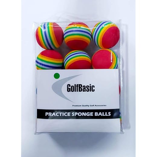 GolfBasic Sponge Golf Balls Pack of 24