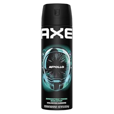 AXE Apollo Deodorant Body Spray For Men, Sage & Cedarwood 48H Odor Protection Aluminum Free Body Spray Deodorant 5.1 oz