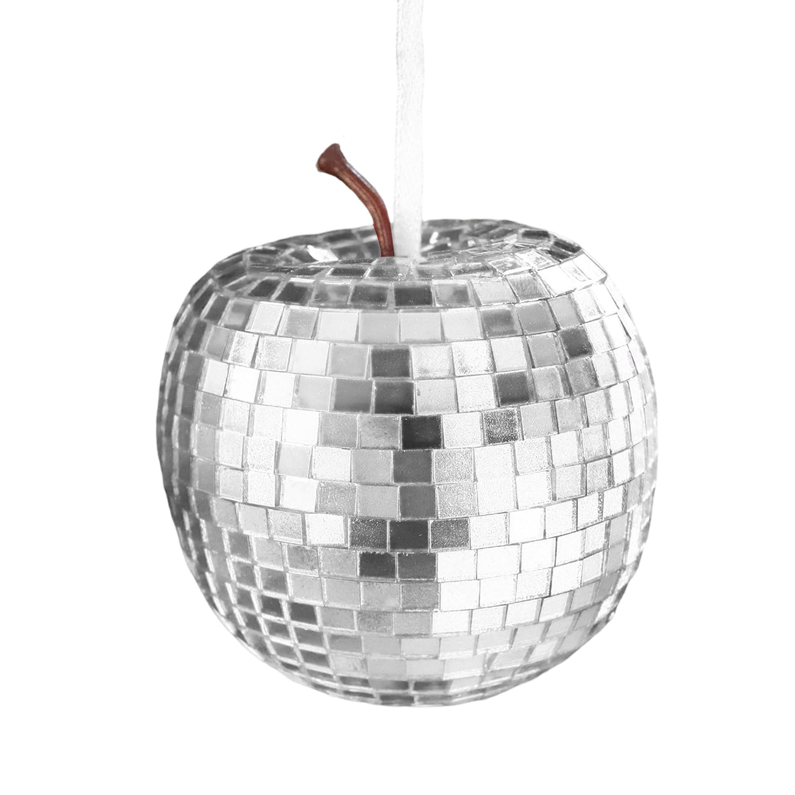 Carotoe Silver Fruit Christmas Ornament Fruit Ornament For Christmas Tree Decorations Keepsakes Gift Fruits Hanging Pendant Decors Shape Hanging