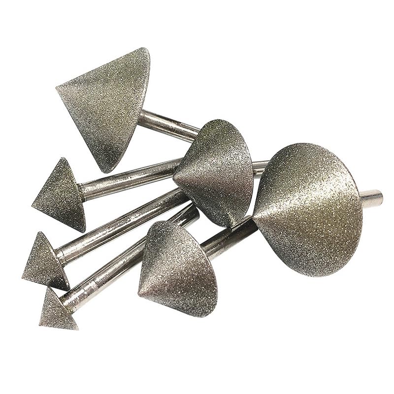 1 Piece Conical Grinding Head 90 Degree Glass Chamfering Tool for Stone Glass Ceramics Chamfering Head Polishing (Grit:240#, 20MMX6MM)