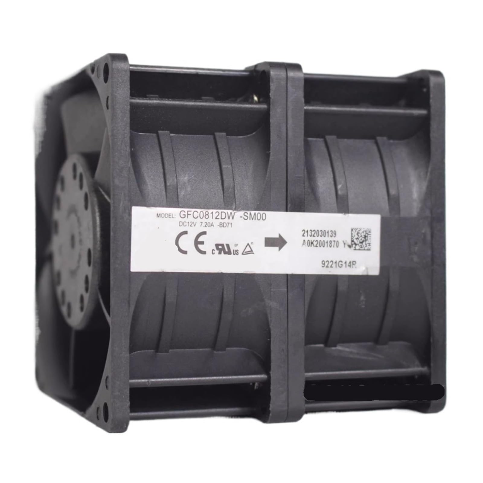 GFC0812DW-SM00 ventilateur double moteur DC12V à forte pression statique anti surchauffe