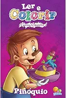Ler e colorir Contos Clássicos: Pinóquio