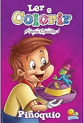 Ler e colorir Contos Clássicos: Pinóquio