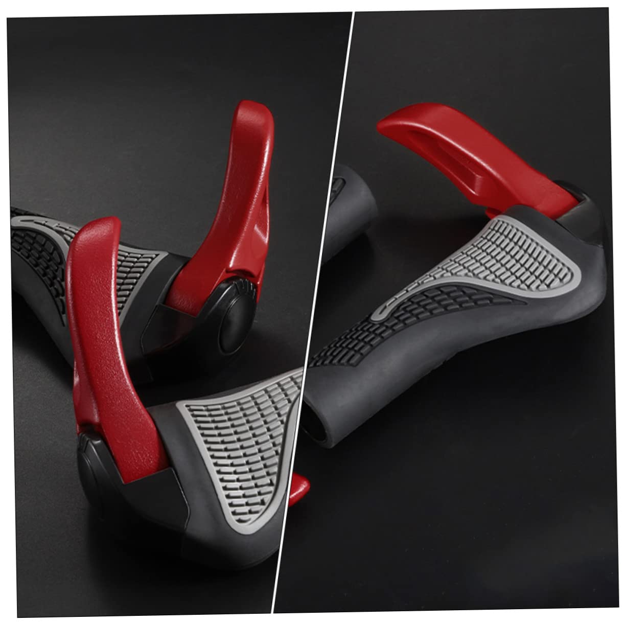 UKCOCO Housse de Guidon de Vélo Dérapante Protection Ergonomique pour Cyclisme Lot de Rouge