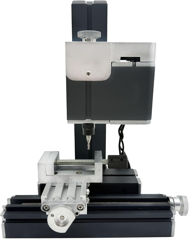 60W 12000RPM High-power Mini Metal Milling Machine,High-Precision Milling Machine For Metal/Wood, DIY Tools For Woodworking