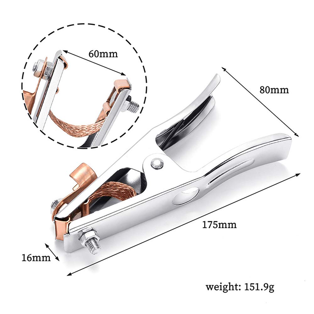 SagaSave 800A Earth Ground Cable Clip Clamp Welding Manual Welder Electrode Holder Welding Processing Ground Clamp Professional Tools