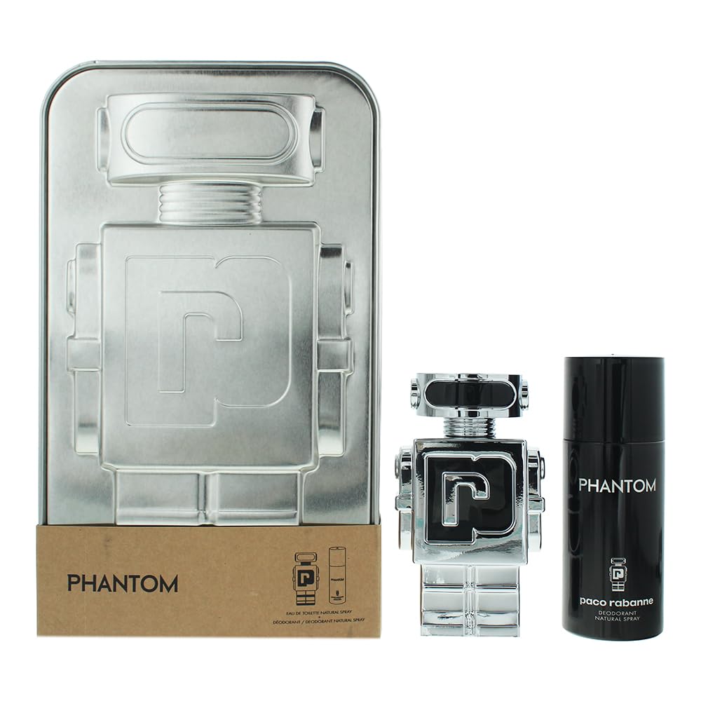 Phantom By Paco Rabanne Men's 2-Pc Eau De Toilette Gift Set (3.4 oz)