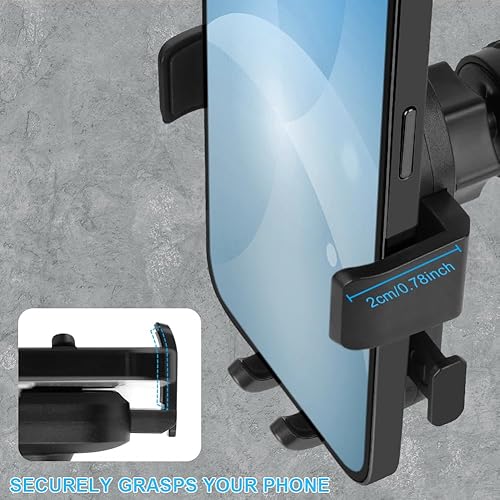 Miniatura 6 de Soporte de teléfono para ventilación de automóvil, soporte de teléfono para automóvil, clip de actualización de teléfono nunca se cae, soporte de
