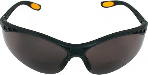 Gafas de seguridad con lentes ahumadas Dewalt DPG59-225C Reinforcer, Rx-bifocal 2.5