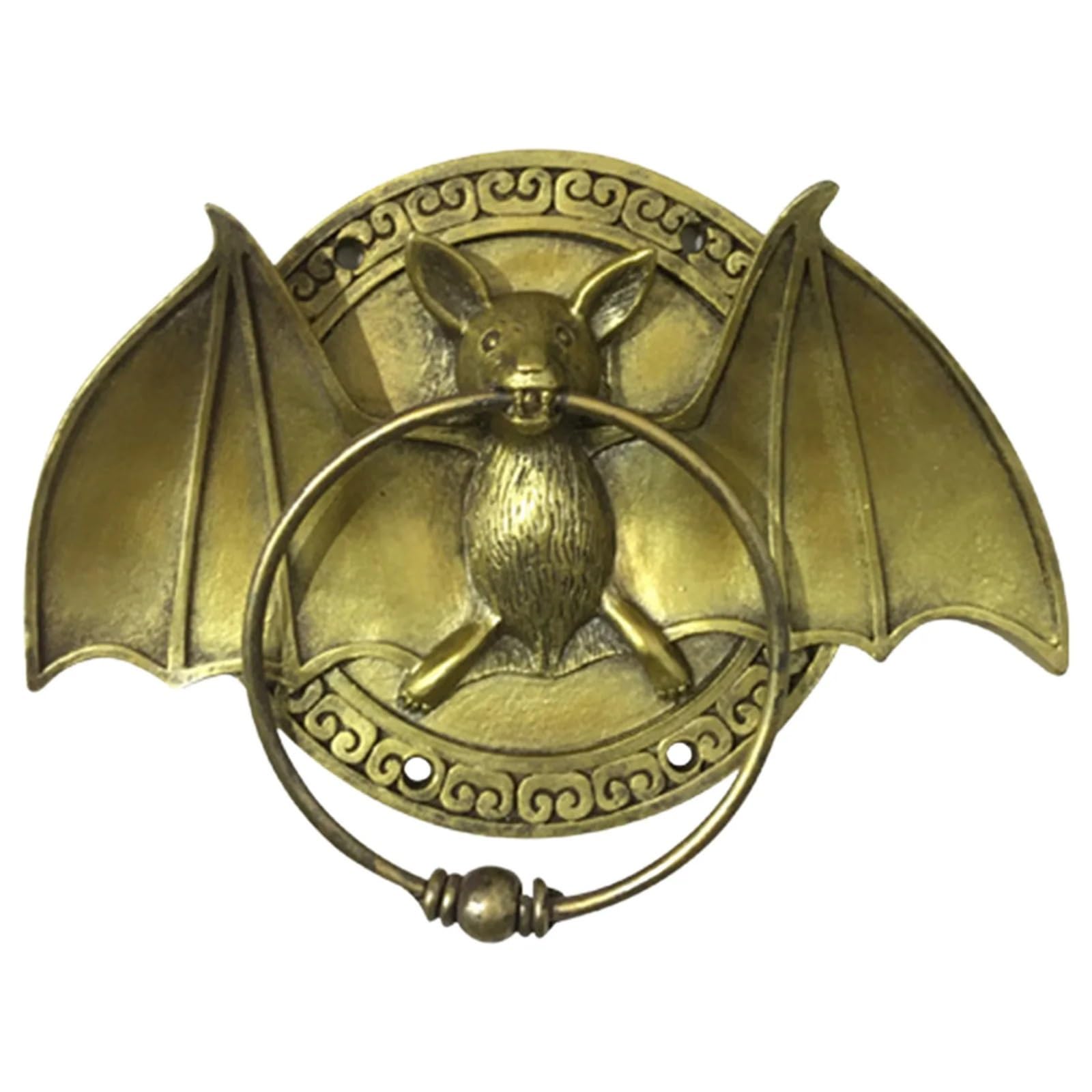 poignée de heurtoir de porte Heurtoir de porte créatif, artisanat rétro en résine, décoration artistique murale personnalisée for heurtoirs lourds avant(Style01)