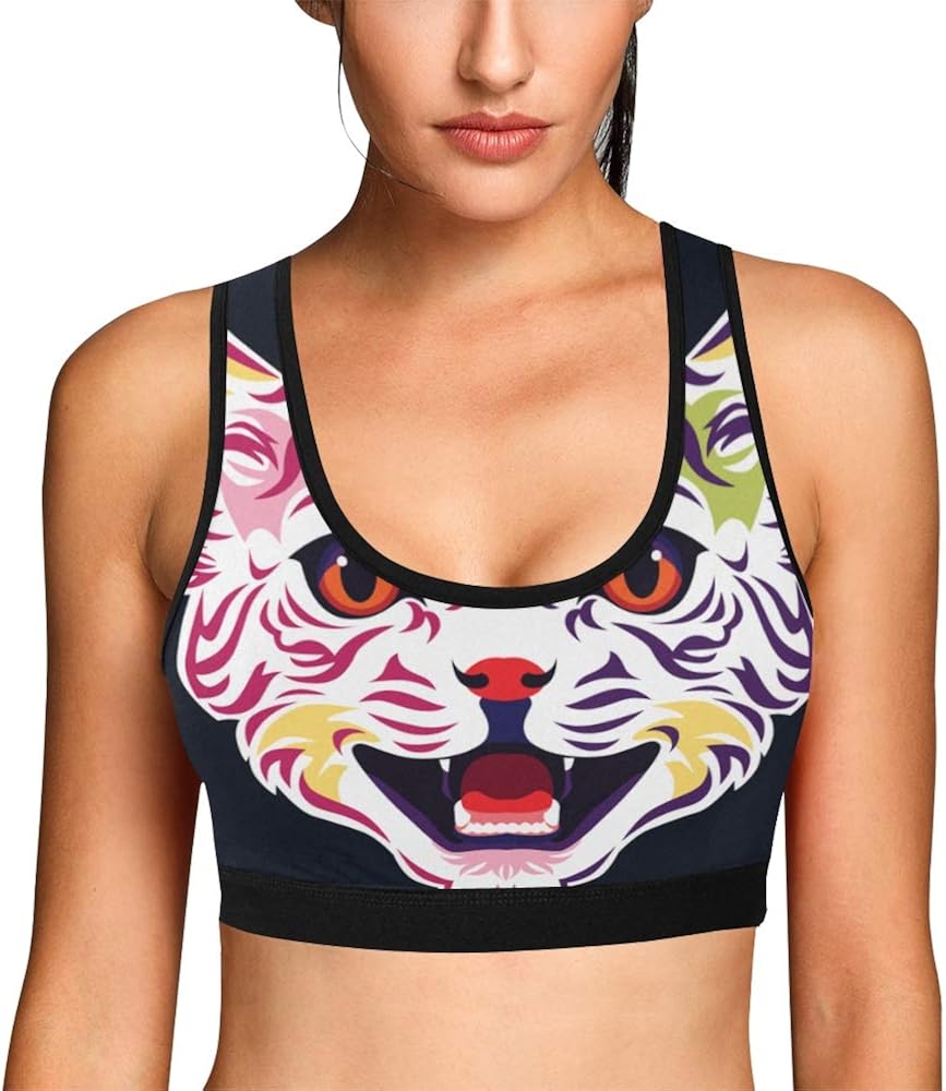 colorful sports bra