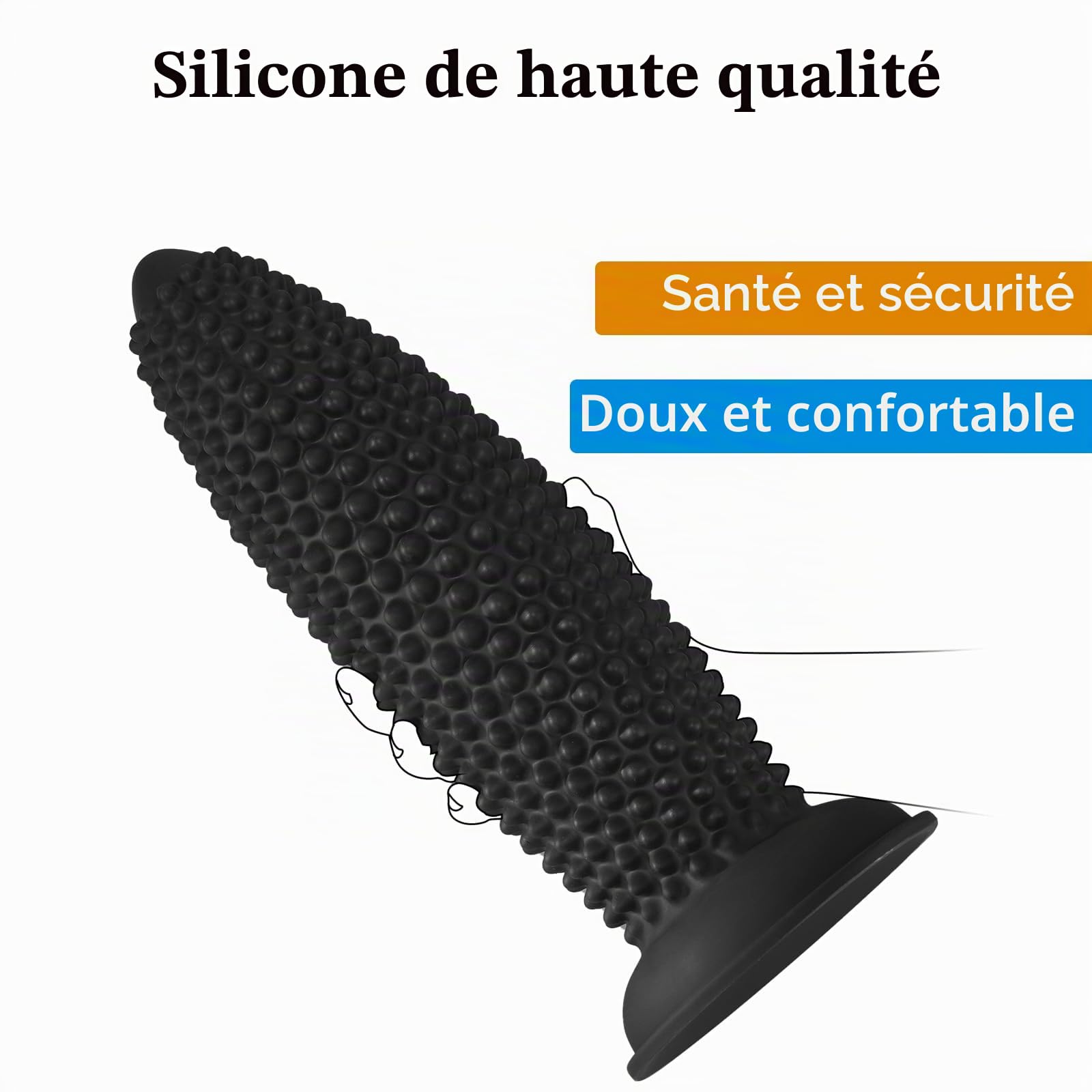 Plug Anal Énorme de 35cm, Gode Anal Géant Silicone XXXL pour Avancé