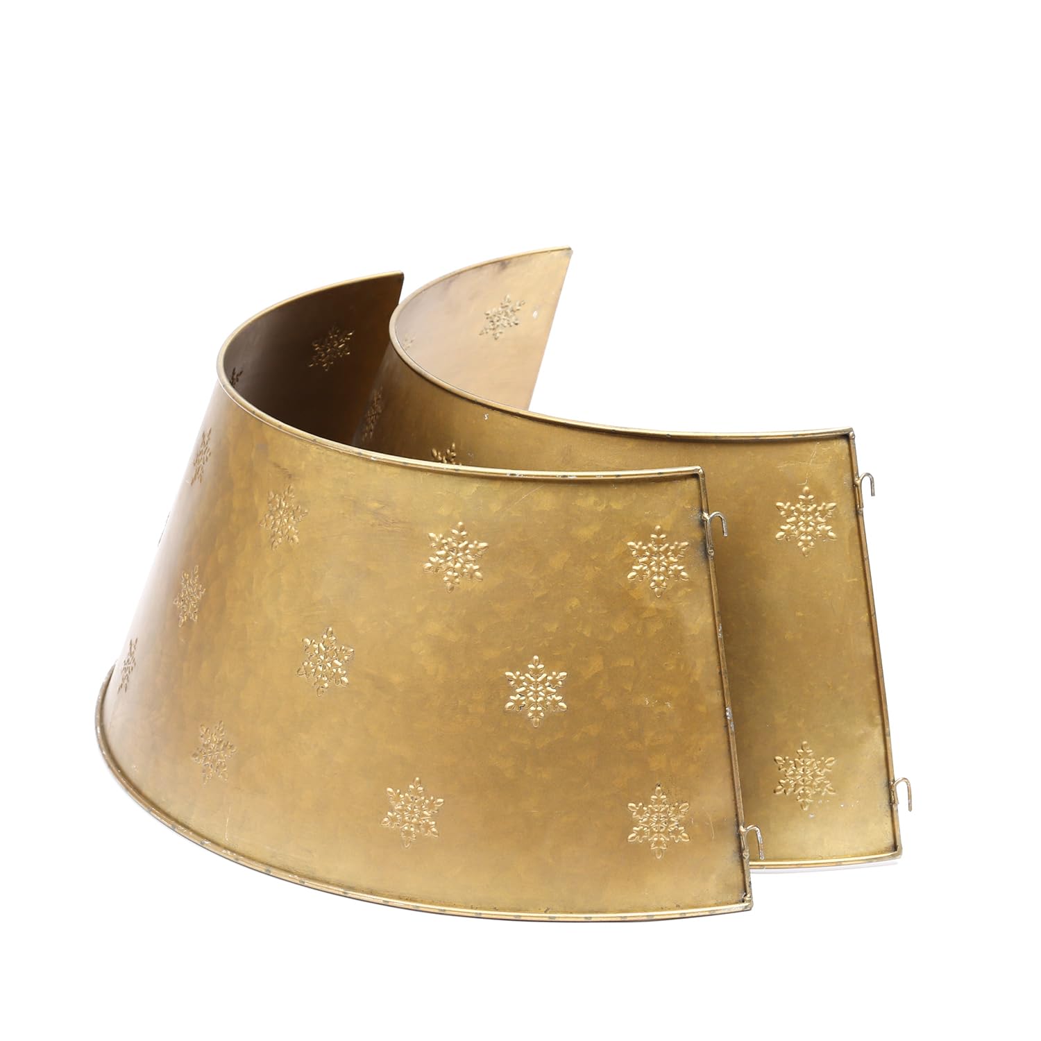 Weihnachtsbaumrock Weihnachtsbaumring Baumständer Umrandung Gold (70cm Durchmesser Gold)