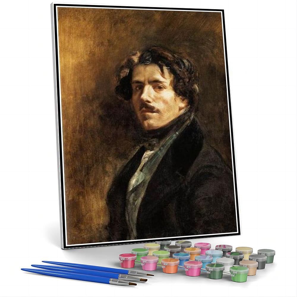Amazon | 油絵 数字キットによる絵画 塗り絵 大人 手塗り ウジェーヌ