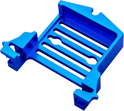 Metal Aluminum Alloy Standard Servo Adapter Servo Mounts for Traxxas Monster Truck Upgrades Servo (Navy Blue)