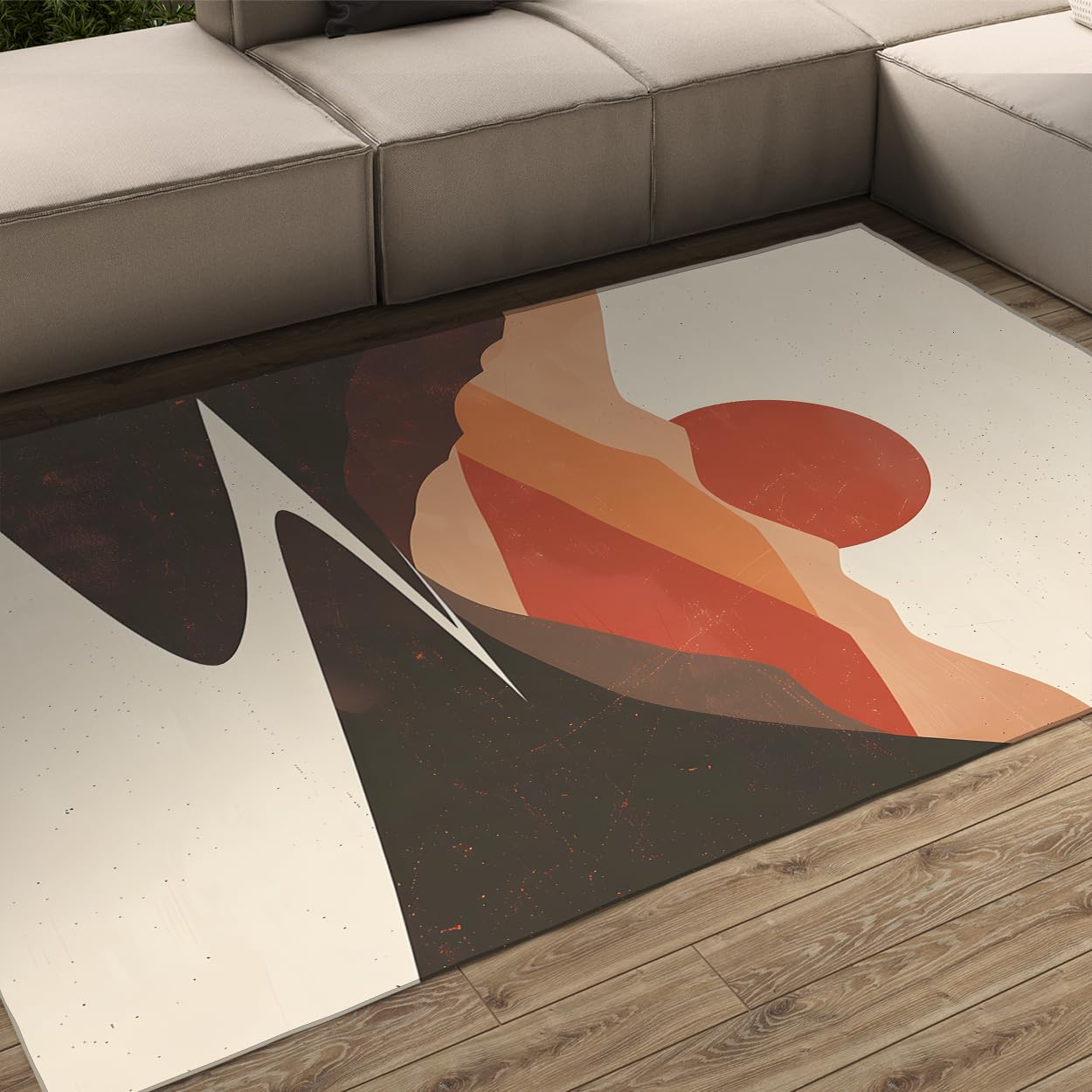 Tapis antidérapant et lavable fini les chutes et la saleté dans le salon