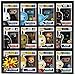 Display Geek 5 Pack, Exclusive Stackable Toy Shelves for 4 in. Funko Pop Vinyl Collectible Figures, Black Corrugated Cardboard …