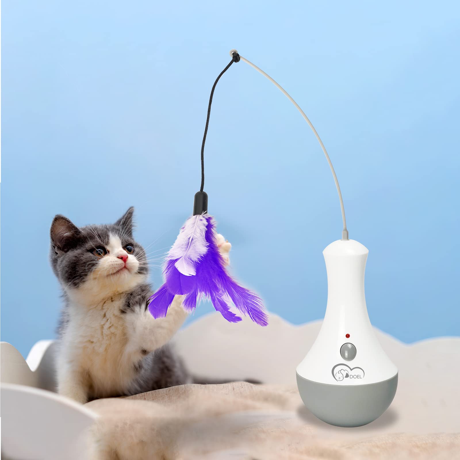 Amazon | 羽のおもちゃ 交換用羽スティック猫のおもちゃ 電動猫