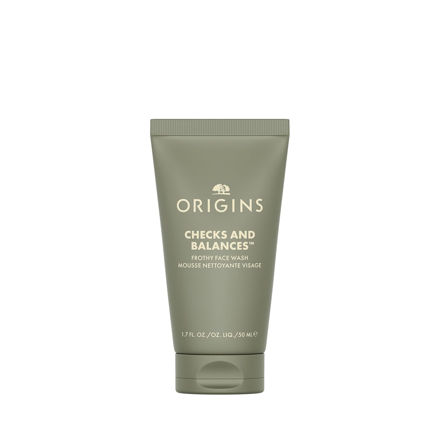 Origins Checks and Balances Frothy Face Wash | Gentle Face Cleanser for All Skin Types | With Mint