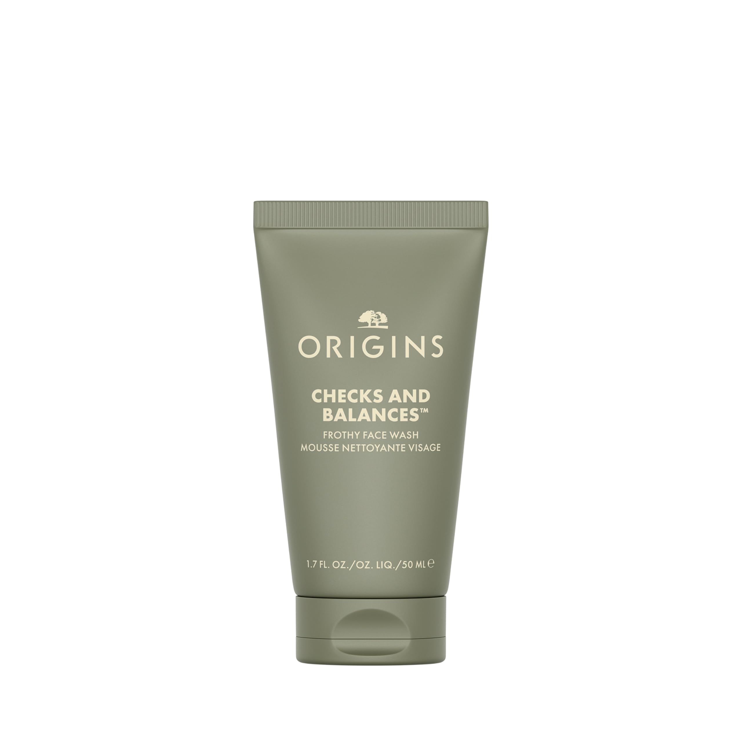 Origins Checks and Balances Frothy Face Wash | Gentle Face Cleanser for All Skin Types | With Mint