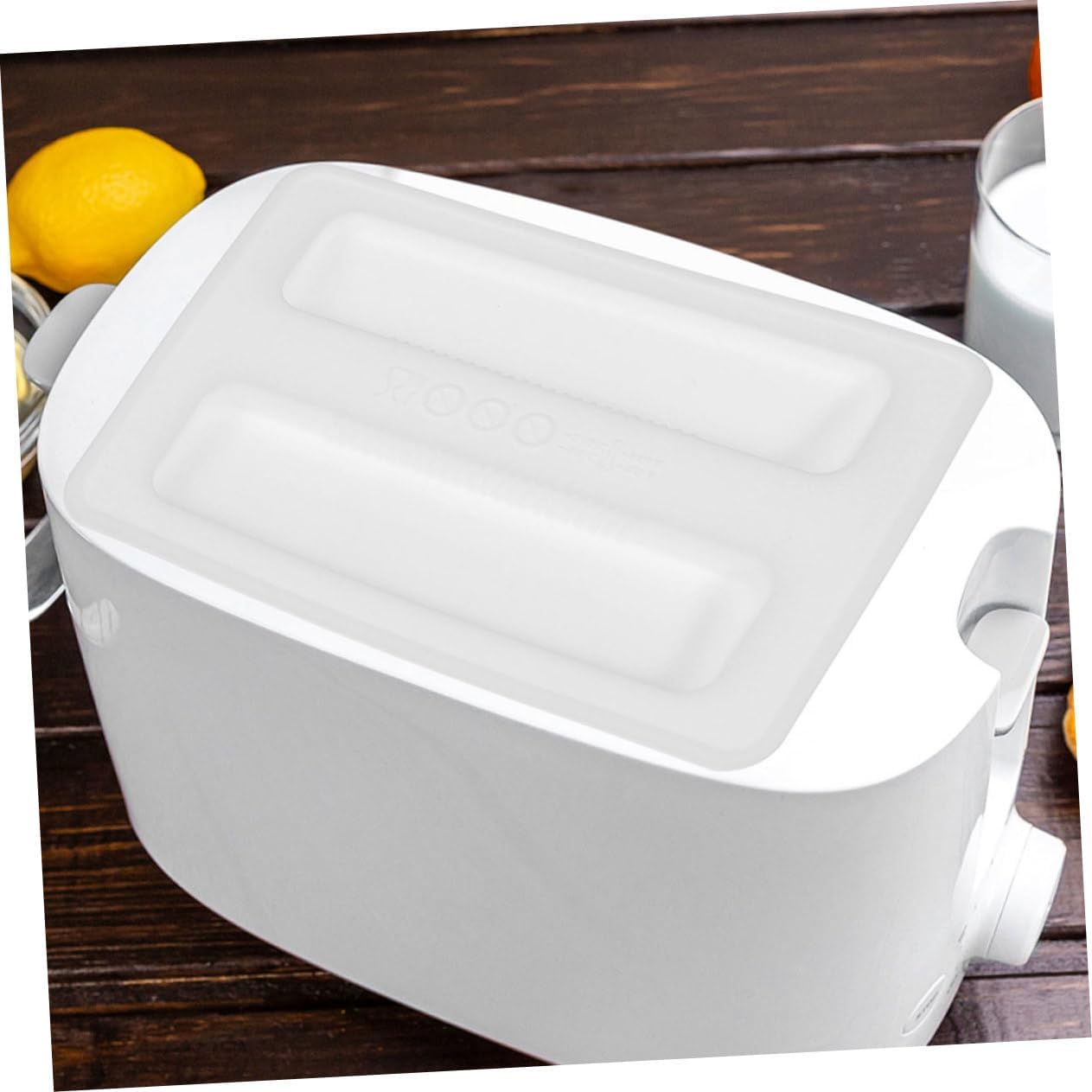 Cabilock 2pcs Silicone Toaster Lids Oven Toasters for Countertop Cover for Bread Maker