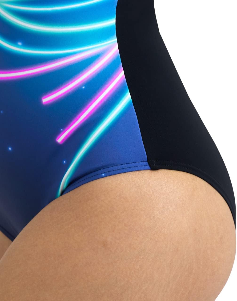 Arena Bodylift Women’s Michela B-Cup One Piece Shaping Swimsuit Light Cross Back UV Protection Tummy Control Bathing Suit