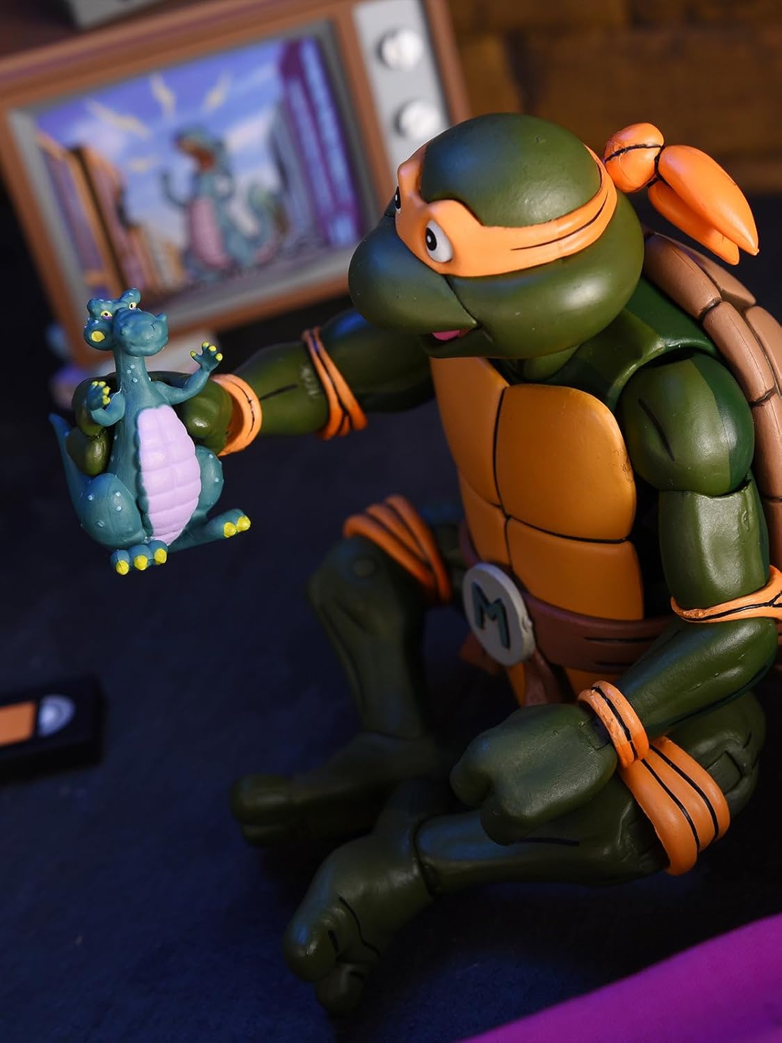 Cartoon Michelangelo Figurine 18 Cm