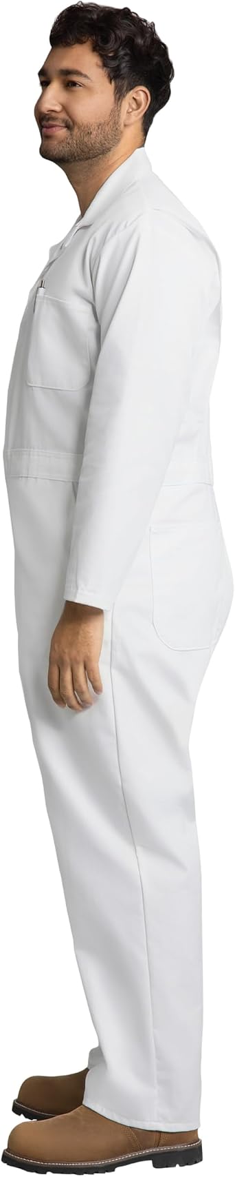 Red Kap Men's Twill Action Back Coverall With Chest Pockets - Mechanic Coveralls With Concealed Zippers