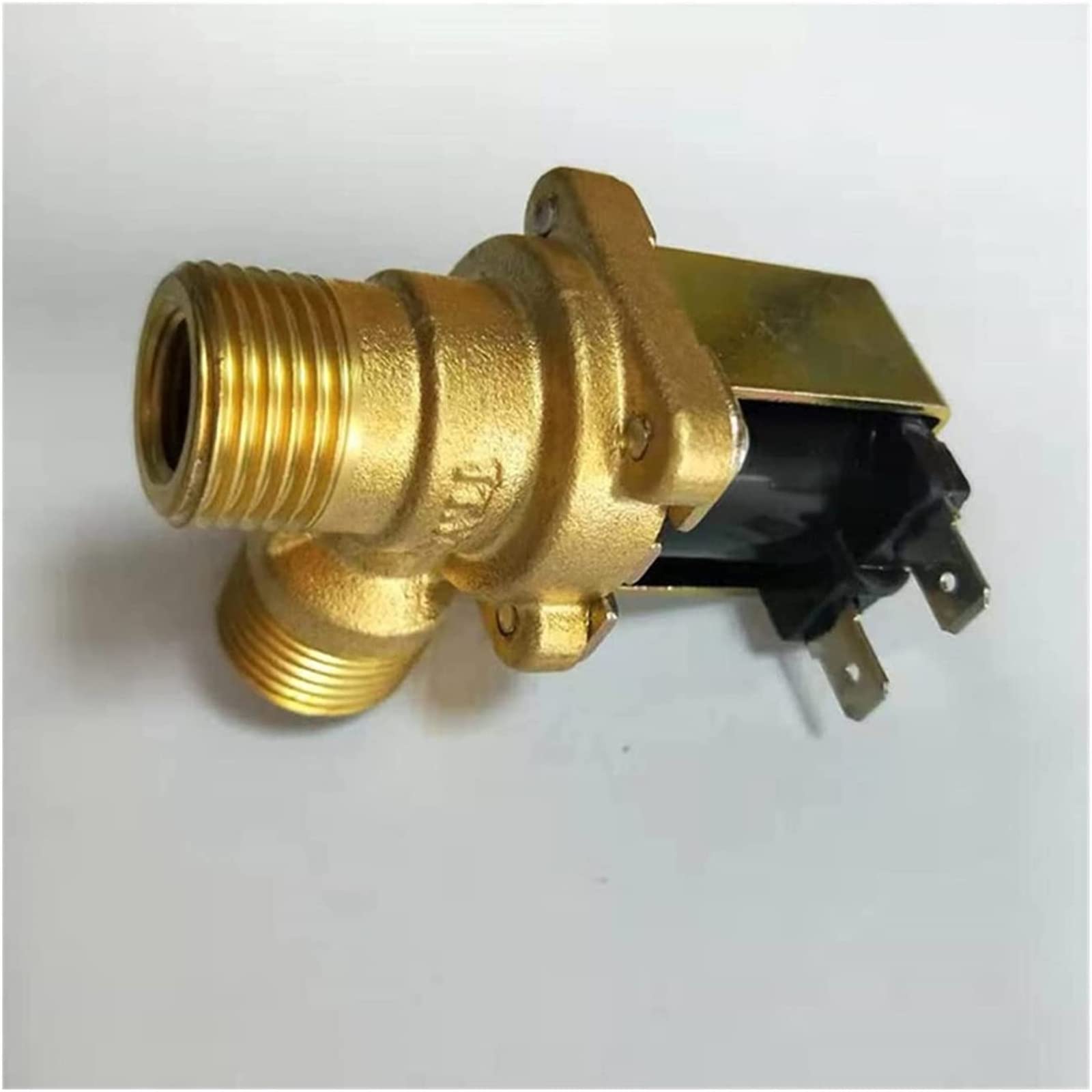 DC12 V DN15 G1/2 mosiężny zawór elektromagnetyczny normalnie zamknięty, przełącznik wlotu wody, filtr przydatny
