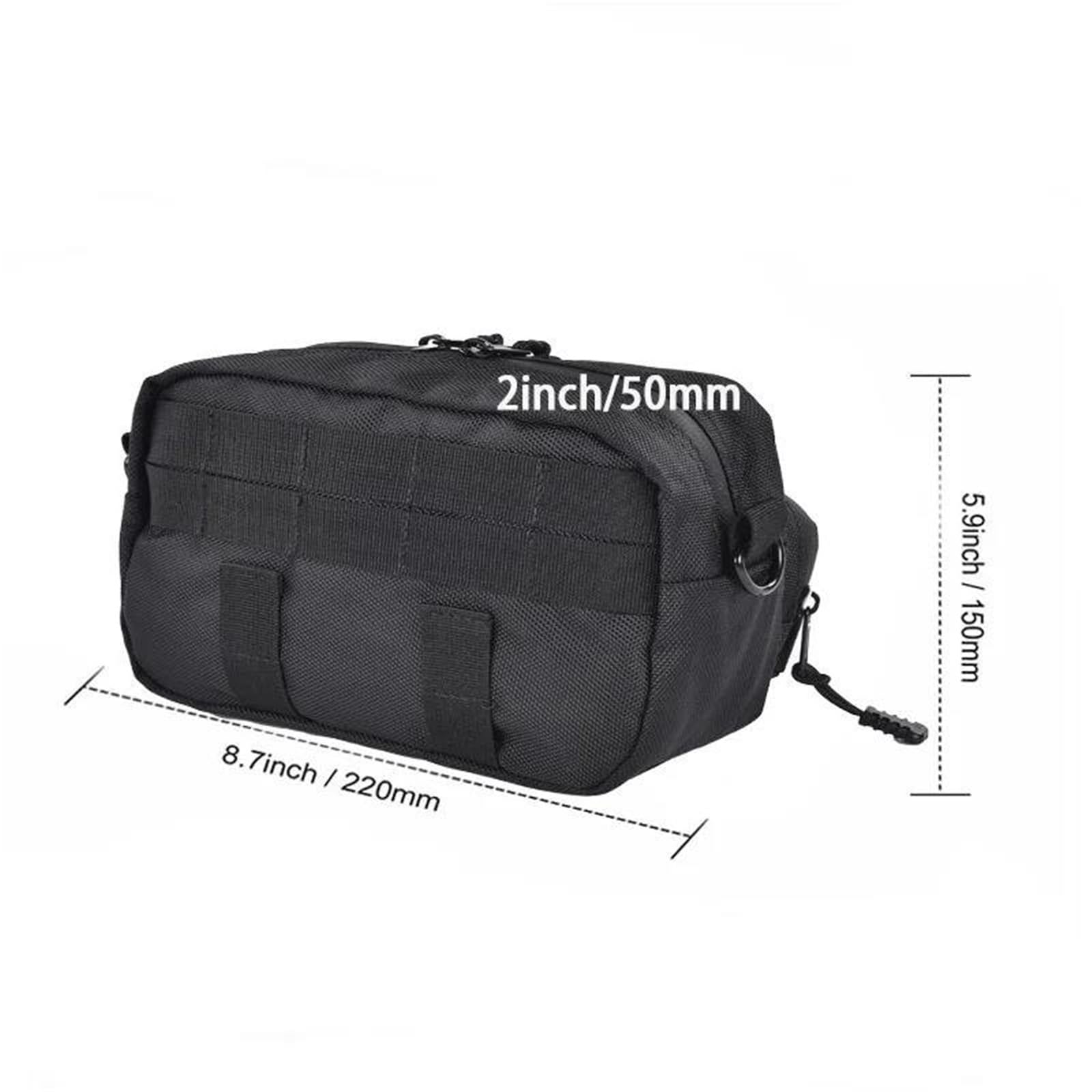 Borsa Da Manubrio Per Accessori Moto Secchiello Tracolla Multifunzionale