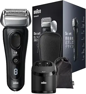 ブラウン 電気シェーバー シリーズ8 洗浄機付き 電動 髭剃り メンズ 【Amazon.co.jp限定】 8460cc-V 3+1カットシステム 音波振動テクノロジー 夕方ヒゲ、ゼロへ 電動シェーバー 最大5年メーカー保証 【2022年秋モデル】