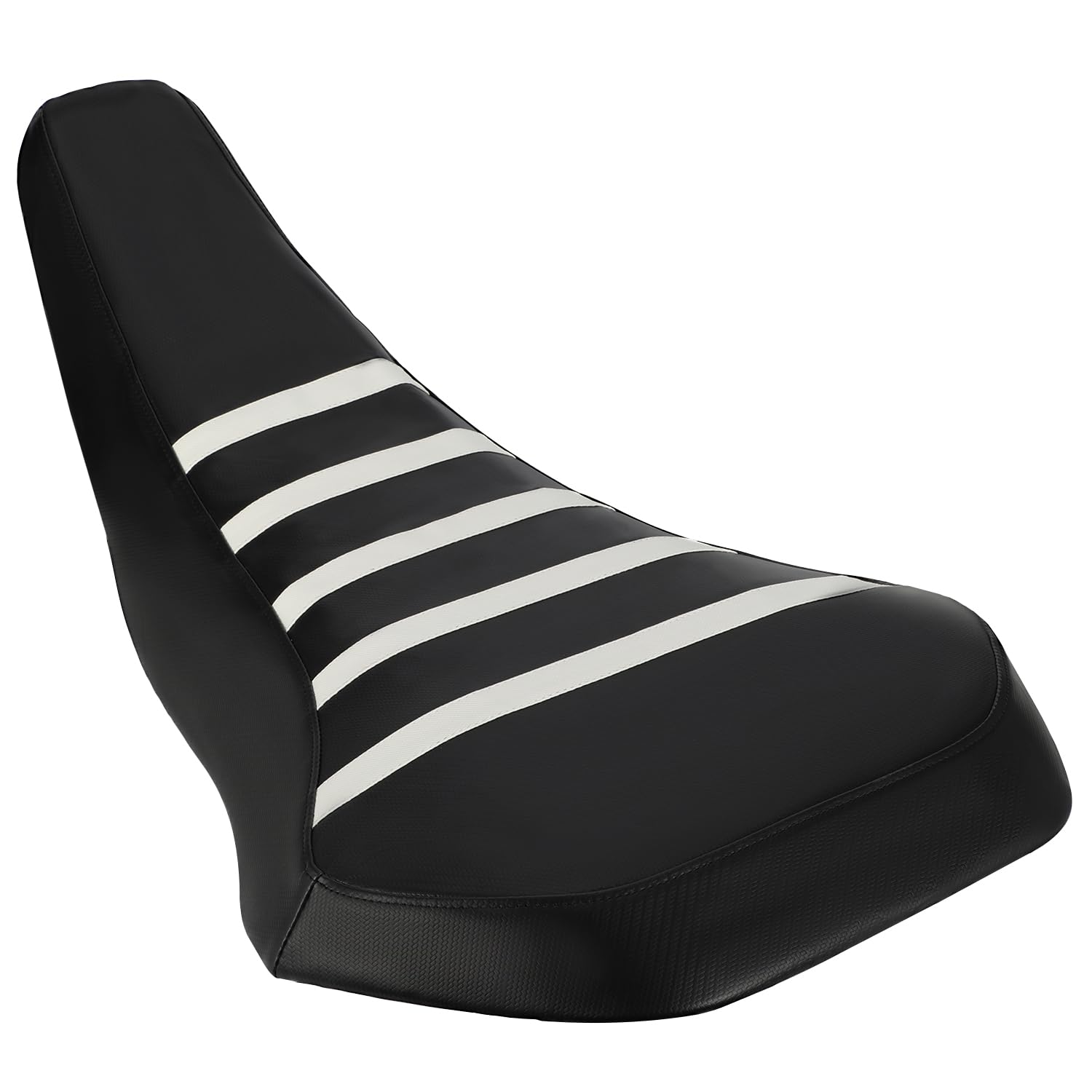 Funda Asiento Moto ATV Universal para Suzuki LTZ400 Quadsport Z400 Blanco | cobertura para asiento, acolchado para el asiento, ajuste universal, compatible con Suzuki LTZ400 Quadsport Z400