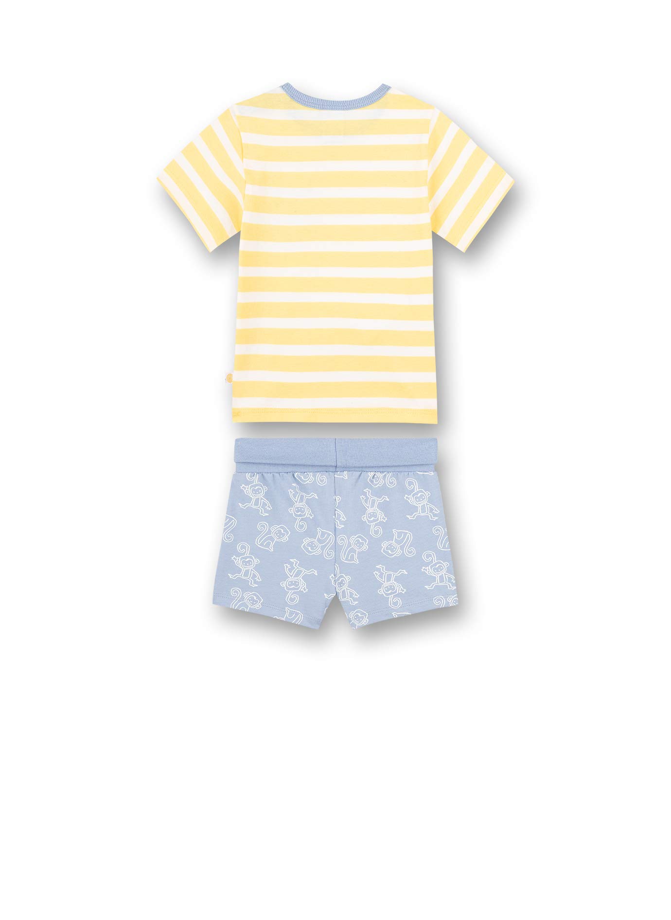 Sanetta Baby-Jungen Pyjama Short Gelb Kleinkind-Schlafanzüge
